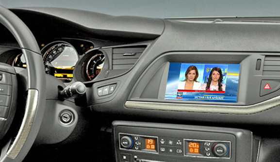 tuner tv auto digital pentru citroen si peugeot