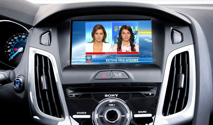tuner tv auto digital hd pentru ford focus 2012