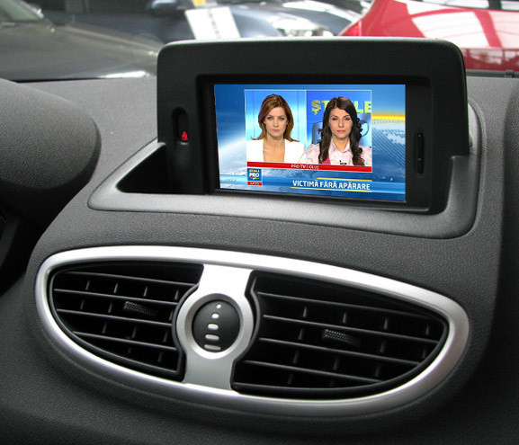 tuner tv auto digital hd pentru renault cu tomtom