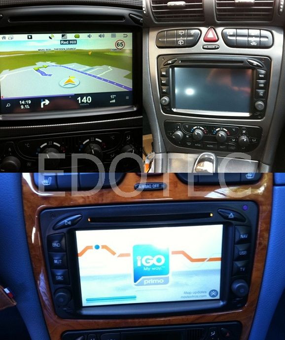 navigatie dedicata mercedes clasa c w203 instalata