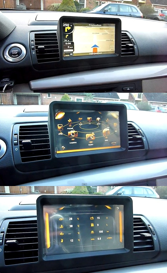 navigatie auto bmw seria 1 e87 instalat