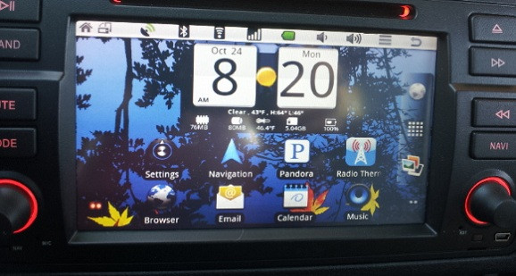 navigatie auto touchscreen e90 poza android 1