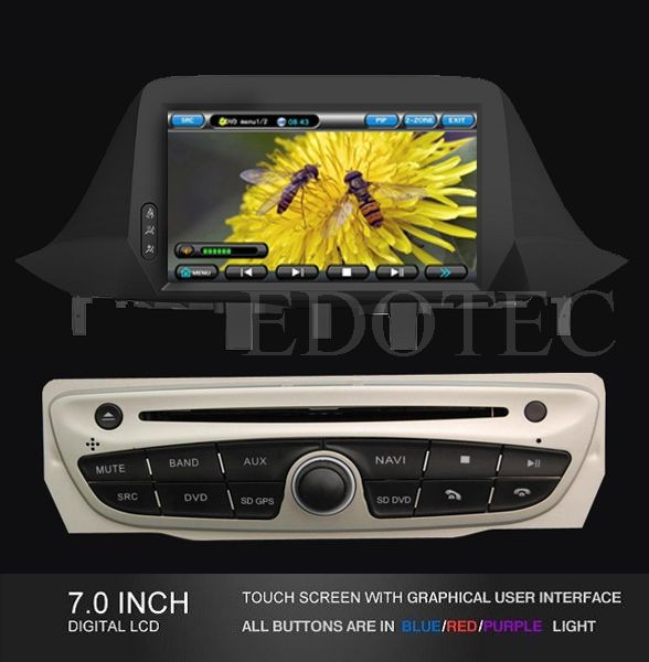 ecran tactil 7 dvd auto renault fluence