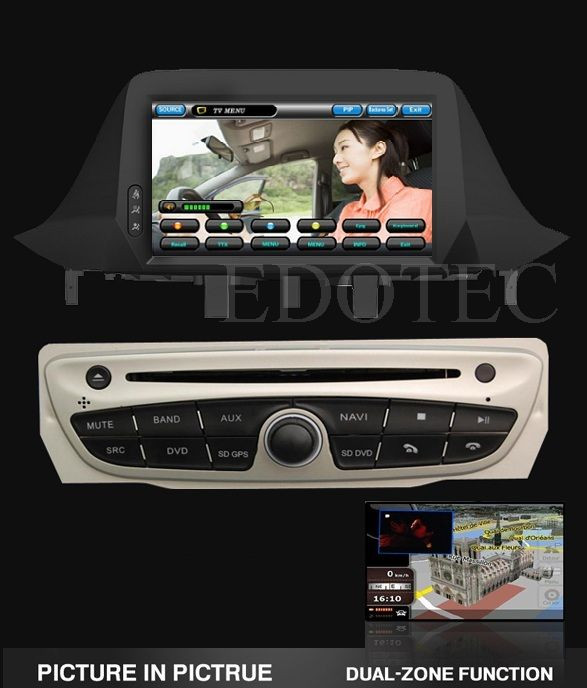 tuner tv dvd auto renault fluence