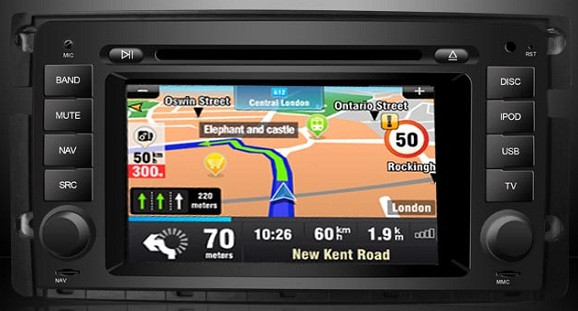 navigatie auto touchscreen for two