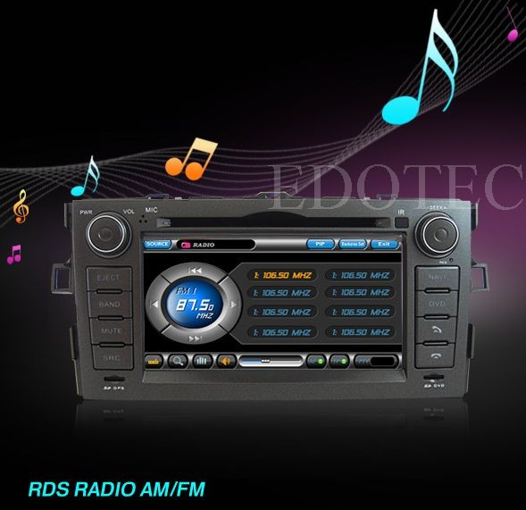 radio tuner dvd auto toyota auris