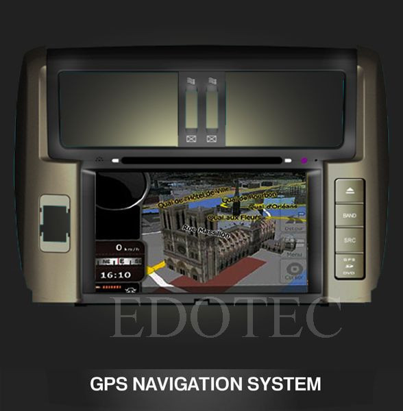 navigatie cu gps toyota landcruiser prado