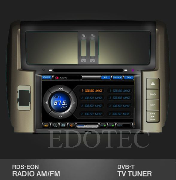 radio tuner dvd auto toyota landcruiser prado