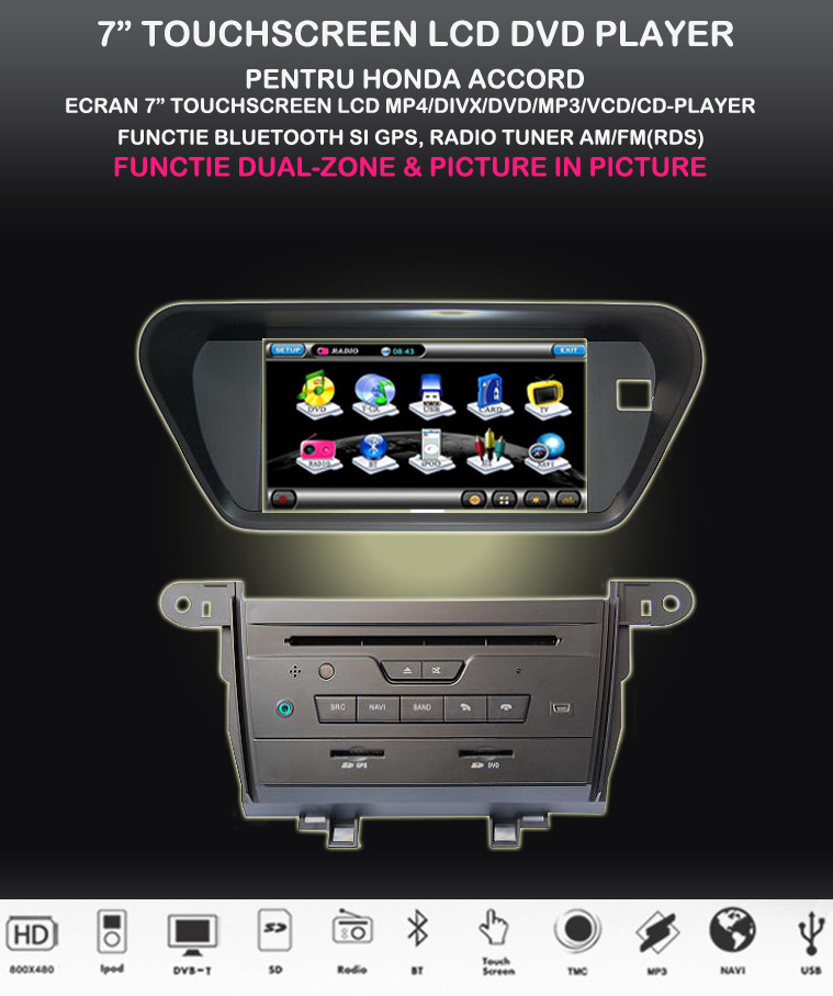 honda accord dvd edotec