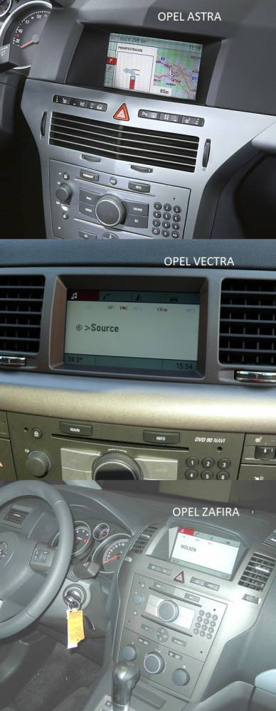 interfata audio video compatibilitate opel