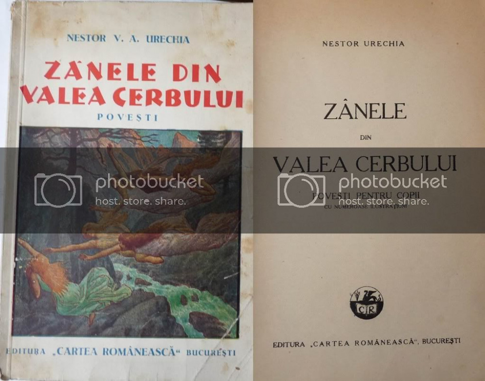Nestor Urechia Zanele Din Valea Cerbului Povesti 1942 Arhiva Okazii Ro