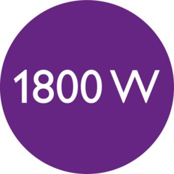 1800 W pentru rezultate perfecte de uscare