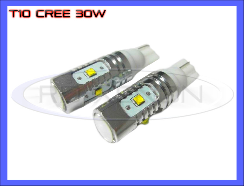 BEC AUTO LED LEDURI POZITIE T10 W5W - 30W CREE HIGH POWER - POZITII, NUMAR,  Universal, ZDM | Okazii.ro