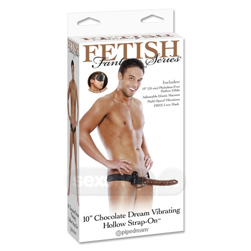 Fetish Fantasy Strap On Scobit Vibrator Vis de Ciocolata 25cm