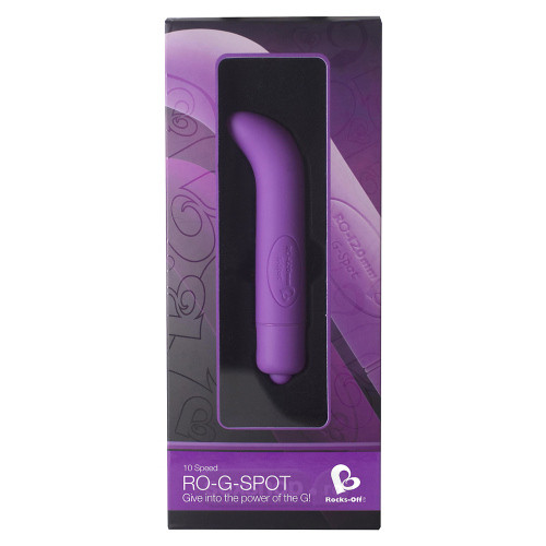 Rocks Off RO 120mm Punctul G Vibrator cu 10 Viteze - culoare Violet