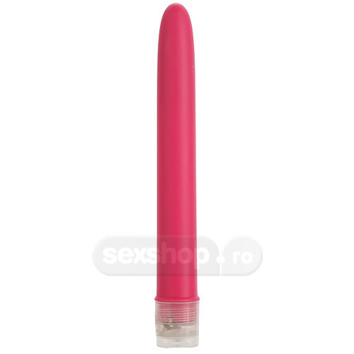 Doc Johnson Atingere de Catifea Vibrator Subtire - culoare Roz