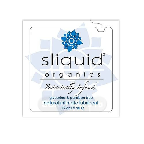 Lubrifianti - Sliquid Organic Natural Lubrifiant Intim - pliculet 5ml |  Okazii.ro