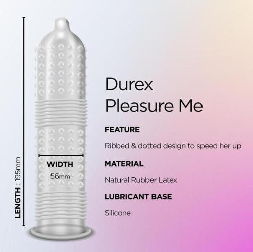 Prezervative - Durex Pleasuremax Provoaca-mi Placere Prezervative cu Puncte  si Striatii pentru Extra Stimulare 6 bucati | Okazii.ro