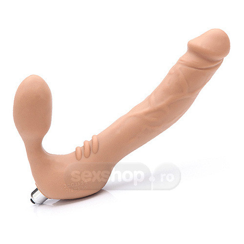 Tantus Realdoe Dildo Vibrator Dublu din Silicon