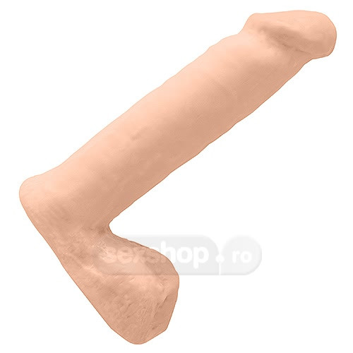 Basix Rubber Works Penis 19cm - culoarea Pielii