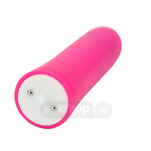 Loving Joy Glont Puternic Vibrator Reincarcabil - culoare Roz