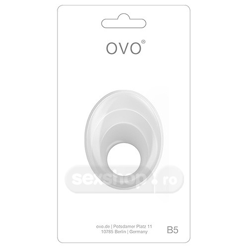 OVO Gabriel B5 Inel Vibrator Alb