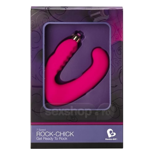 Rocks Off Rock Chick Vibrator cu 7 Viteze - culoare Roz