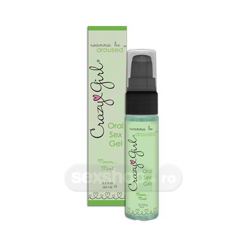 Crazy Girl Vreau sa Fiu Excitata Gel pentru Sex Oral - aroma Menta