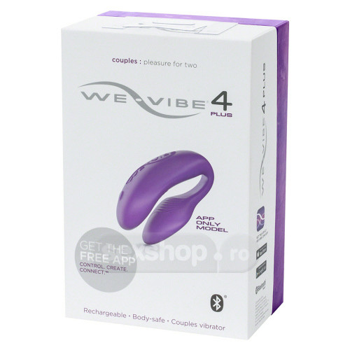 We Vibe 4 Plus Doar cu Applicatie Violet