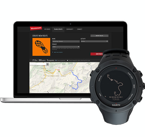 Suunto Abit 3 peak GPS - tervezd meg, Vidd veghez