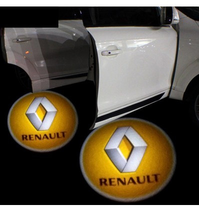 for example golf Mug Set 2 Bucati Emblema Logo LED Portiera dedicata Marca Auto RENAULT |  Okazii.ro