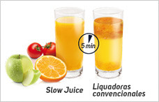 Caracter?-sticas Slow juicer Liquajuice Pro