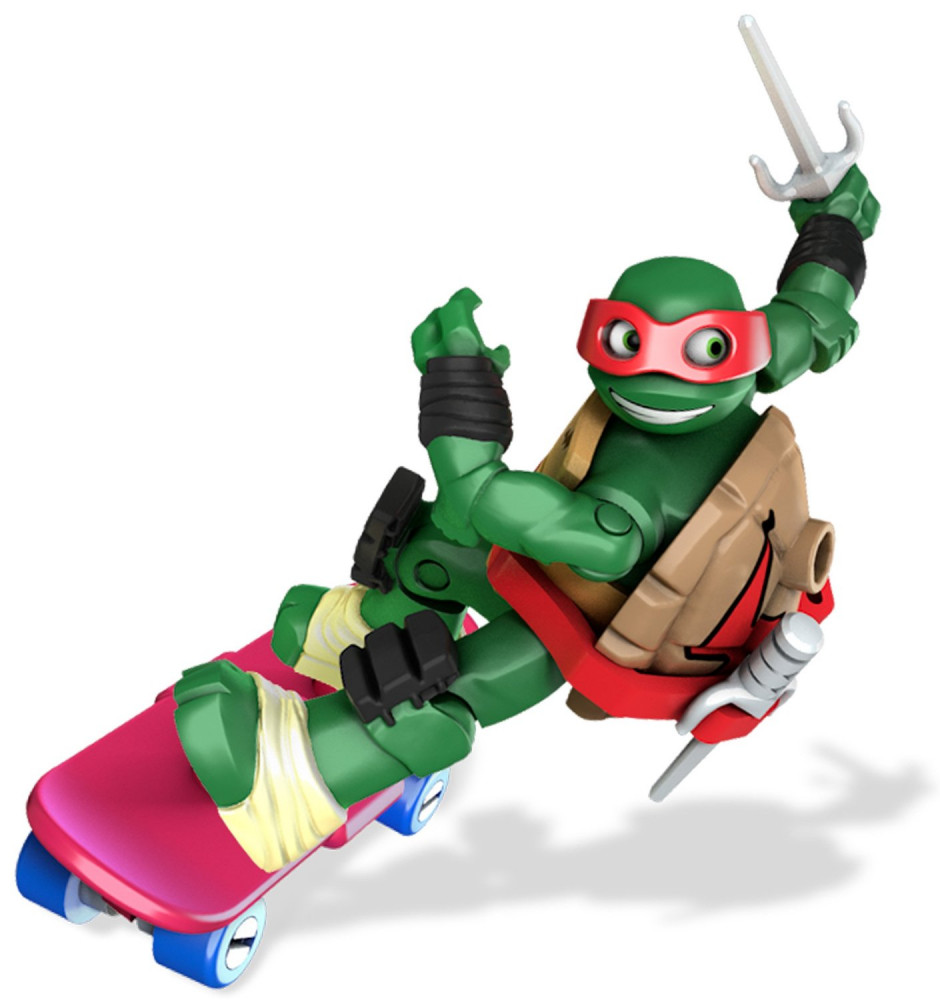 Jucarie Mega Bloks Teenage Mutant Ninja Turtles Raph Skate Training ...