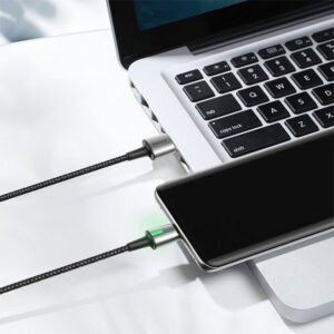 Baseus Zinc Cablu de Date Magnetic USB la USB Type-C Usor de folosit la birou