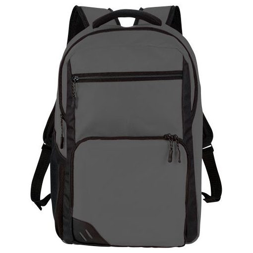 Rucsac Laptop, Everestus, RH, 15.6 inch, 600D poliester, gri, saculet de calatorie si eticheta bagaj incluse