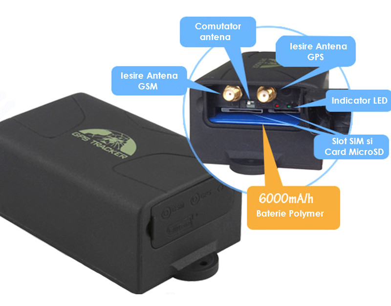 GPS Tracker Auto TK104 Localizare si urmarire GPS