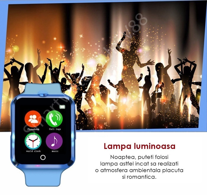 Ceas Smartwatch cu Telefon iUni V88 bluetooth-15