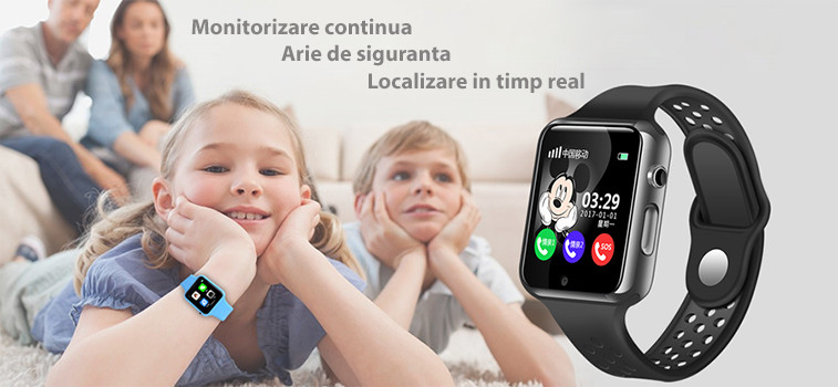 Smartwatch cu GPS si SOS Kid98-2