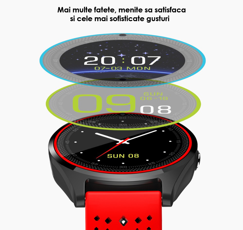 Smartwatch cu Telefon iUni V9 Plus Camera-3