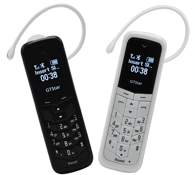 Mini casca bluetooth sub forma de telefon