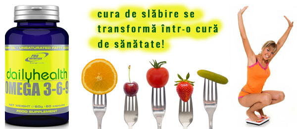 Cura de slabire cu Omega 3-6-9 Pro Nutrition