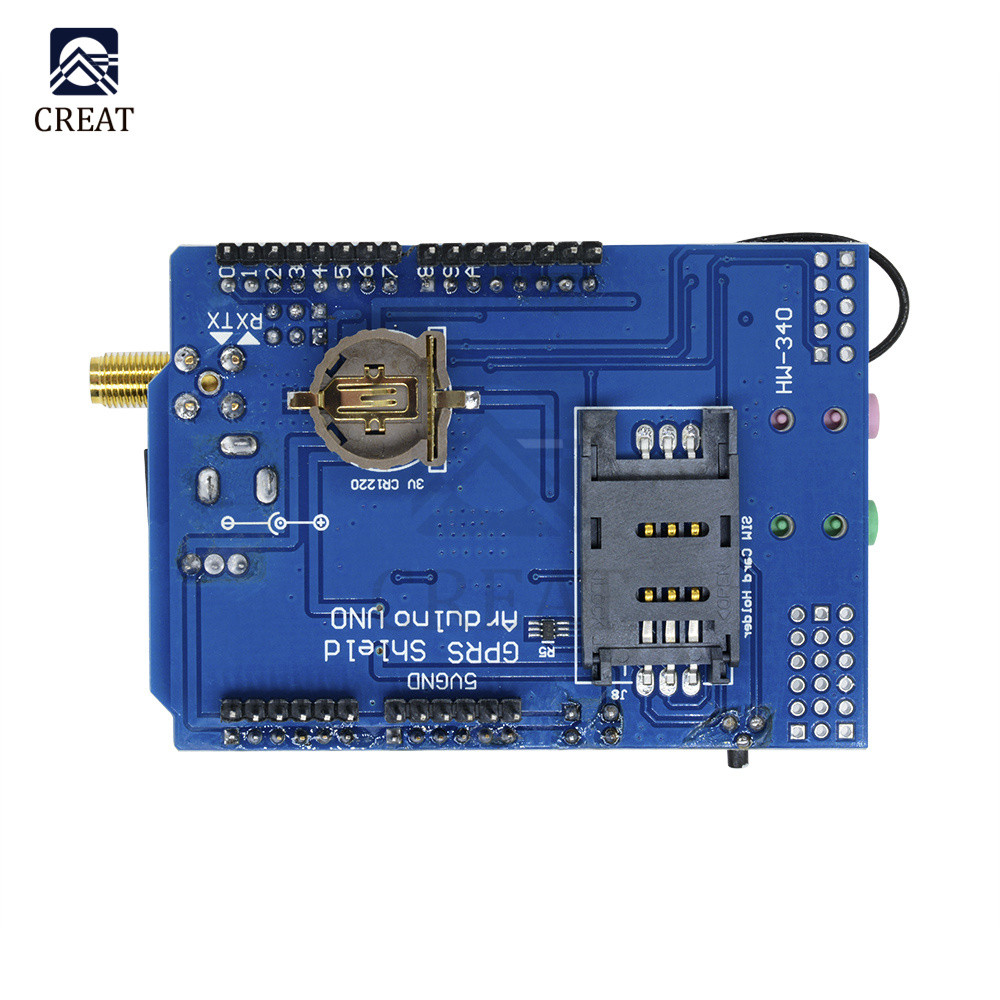 Modul shield SIM900 GSM GPRS GPIO RTC PWM Wireless cu antena | arhiva ...
