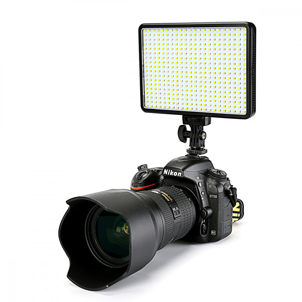 LED-320 Lampa foto video LED cu temperatura reglabila 3200-5600K pt camere  | Okazii.ro