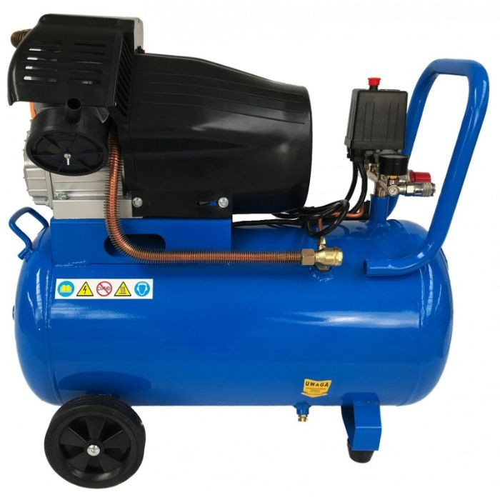 Compresor de aer industrial 50L 2.8kW 2cil. ZV2047/50LA VERKE V81105 Radauti - imagine 2