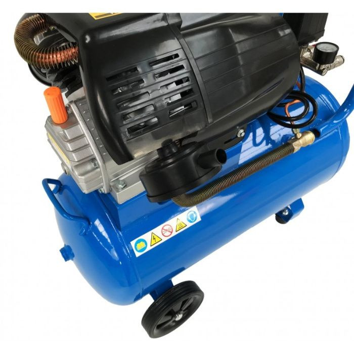 Compresor de aer industrial 50L 2.8kW 2cil. ZV2047/50LA VERKE V81105 Radauti - imagine 3