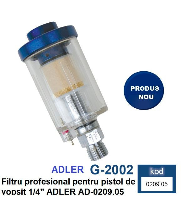 Filtru profesional pentru pistol de vopsit 1/4