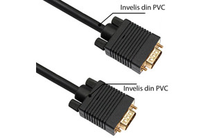 Cablu VGA-VGA PNI gold-plated 1m