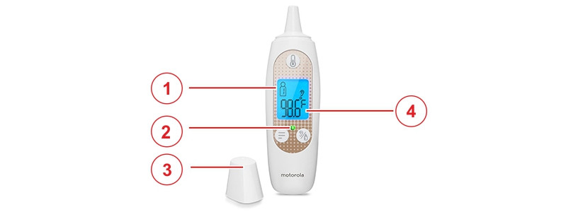 Termometru digital Motorola Smart Ear MBP69SN