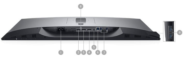 dell-u2719d-monitor - Op?iuni de conectivitate