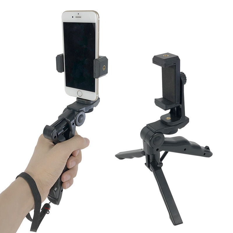 Mini trepied cu suport telefon 360 stabilizator filmare adaptor telefon  trepied | Okazii.ro